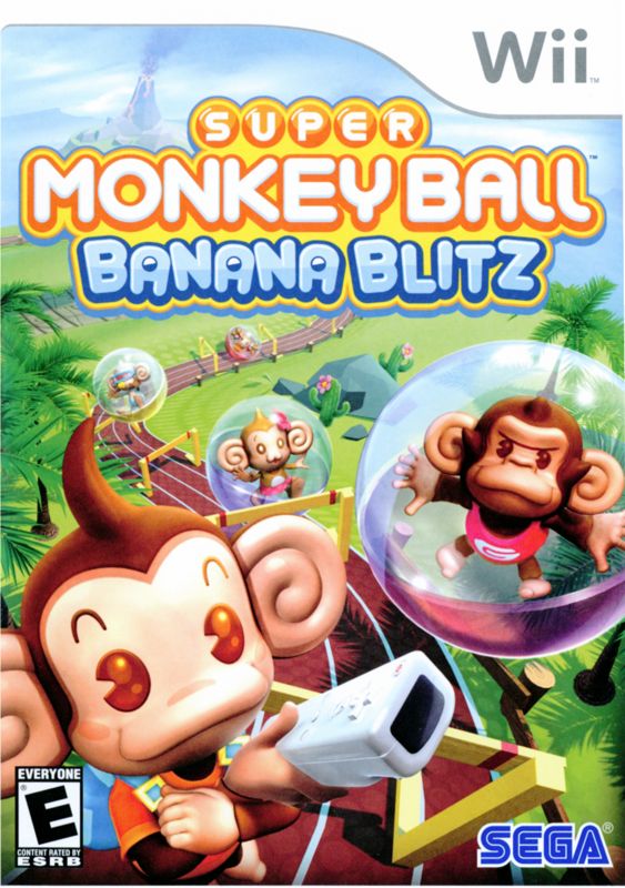 Super Monkey Ball: Banana Blitz box art for Wii